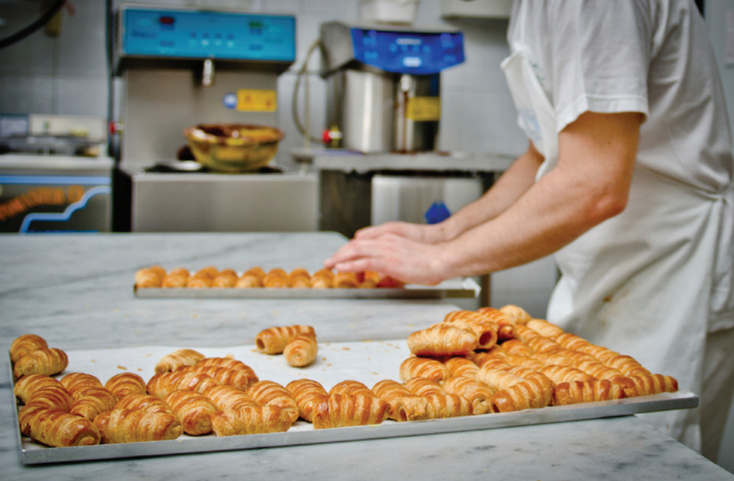 Baker Making Bread